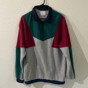 Colorblock fleece